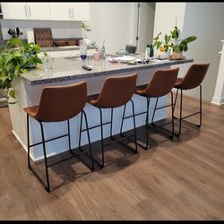 4 Barstools-26” Seat To Floor 