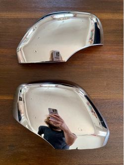 Chrome Mirror Covers Nissan Armada 2017-24, Infiniti QX56 2011-13, Infiniti QX80 2014-24