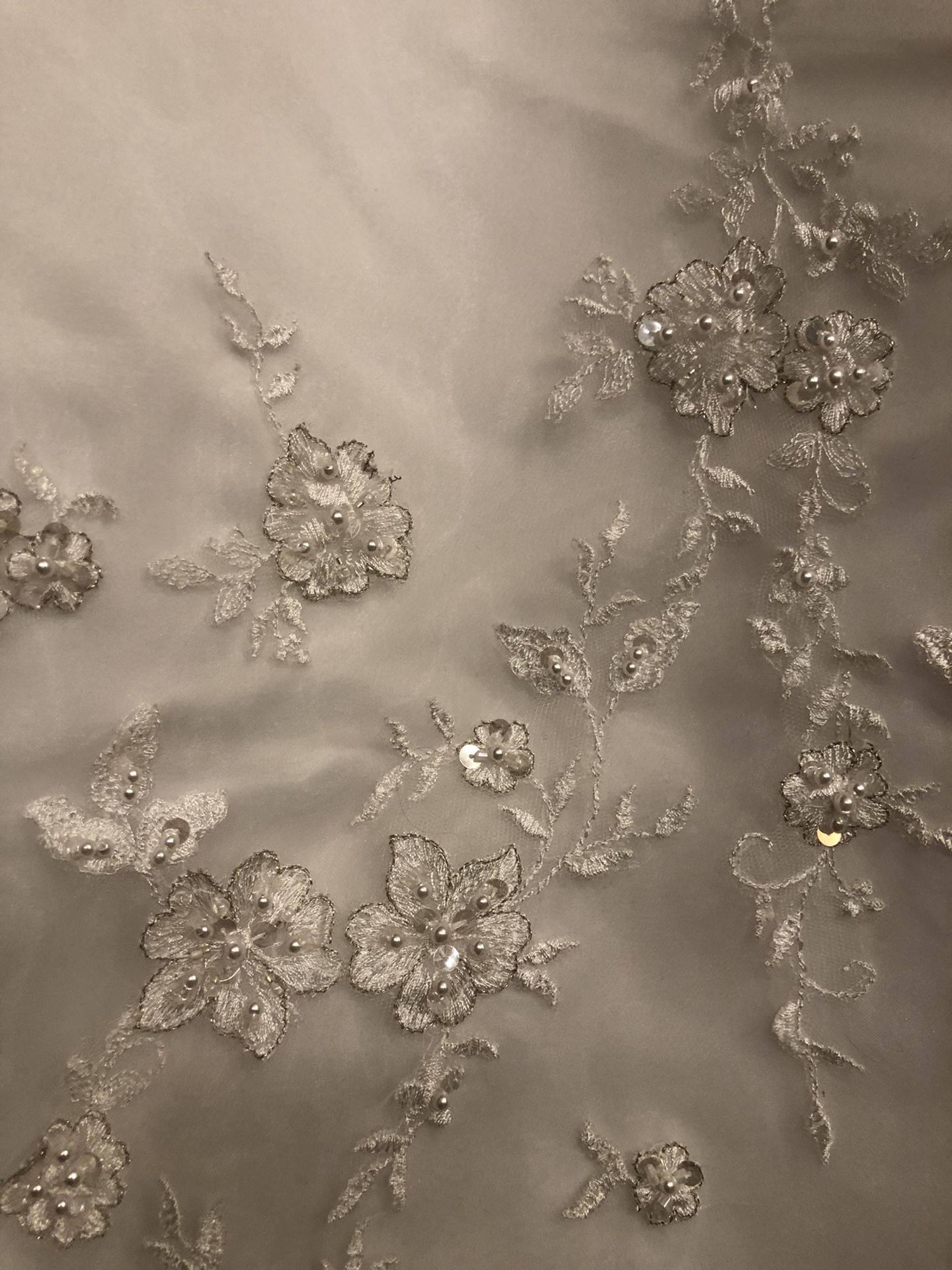 David’s Bridal Beaded Wedding Dress