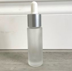 240pcs - Luxury Frosted Glass Dropper Bottle .5 oz