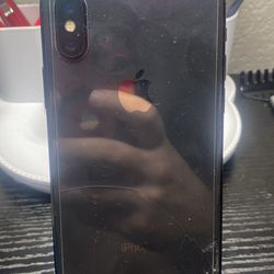 iPhone X 64 GB black Has Issues Please Read No Sim Tray 