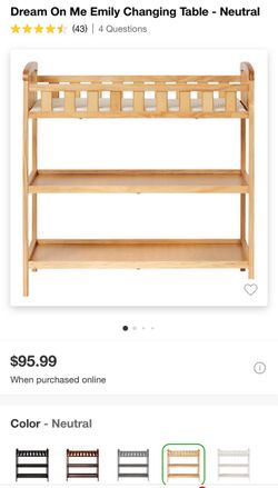 Neutral Changing Table