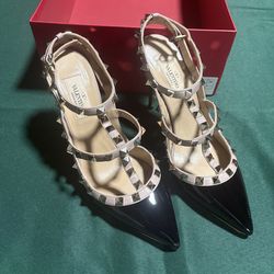 Valentino Garavani Pumps Rockstud 100 two-tone