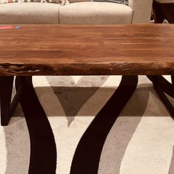 Live Edge Coffee Table - Brand New, Never Used