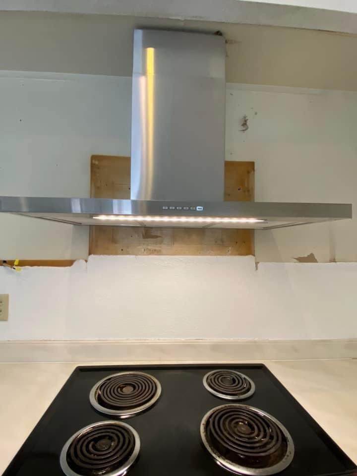 IKEA LUFTBUREN Wall mounted range hood, Stainless steel
