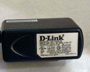 D-Link AF1205-B Power Adapter 5V 2A