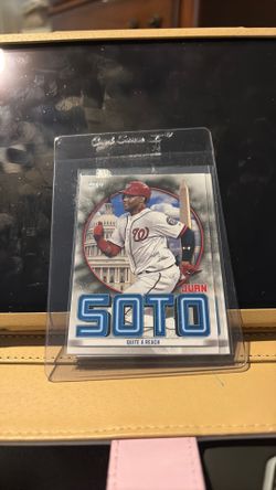 Juan Soto. 2 left.   Topps