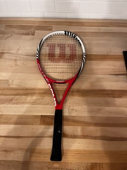 Pro Six One Tennis Racket Balls And Grip