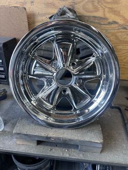 15” PORSCHE FUCHS REPLICA CHROME PLATTED