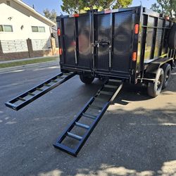 New 2026 DUMP TRAILER 
HEAVY DUTY 14X8X4 FT 12x8x4 available 
2 axels 7k 8 lugs 
4 