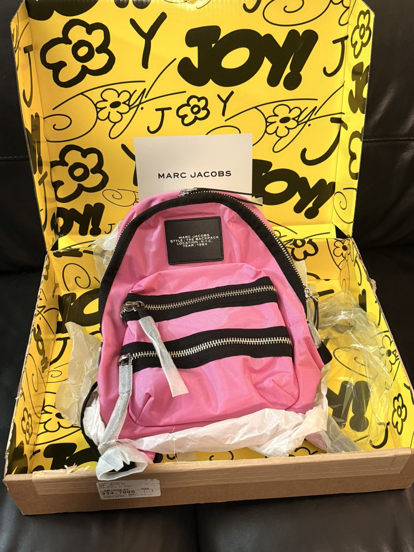 Marc Jacob’s Medium Backpack Bow Pink
