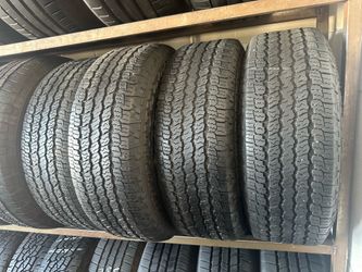 SET OF TIRE 265 70 16 GOODYEAR 85% LIFE