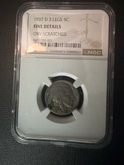3 legged buffalo nickel