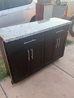 Bar Cabinet W/ Countertop