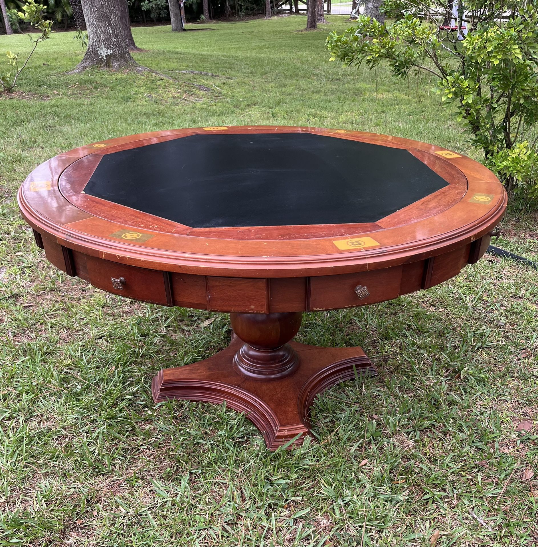 Wood Classic Card And Game Table
