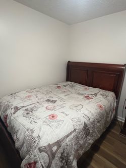 It is a used Bed set