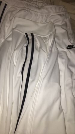 White nike tribute tracksuit