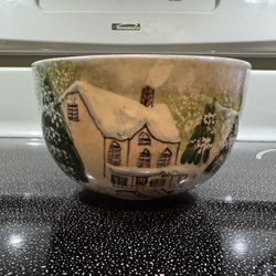 Nantucket Home Bowl - Winter Scene