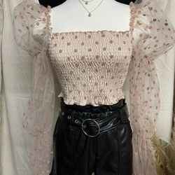 Longsleeve Puff Blouse