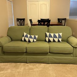 Green Fabric Couch
