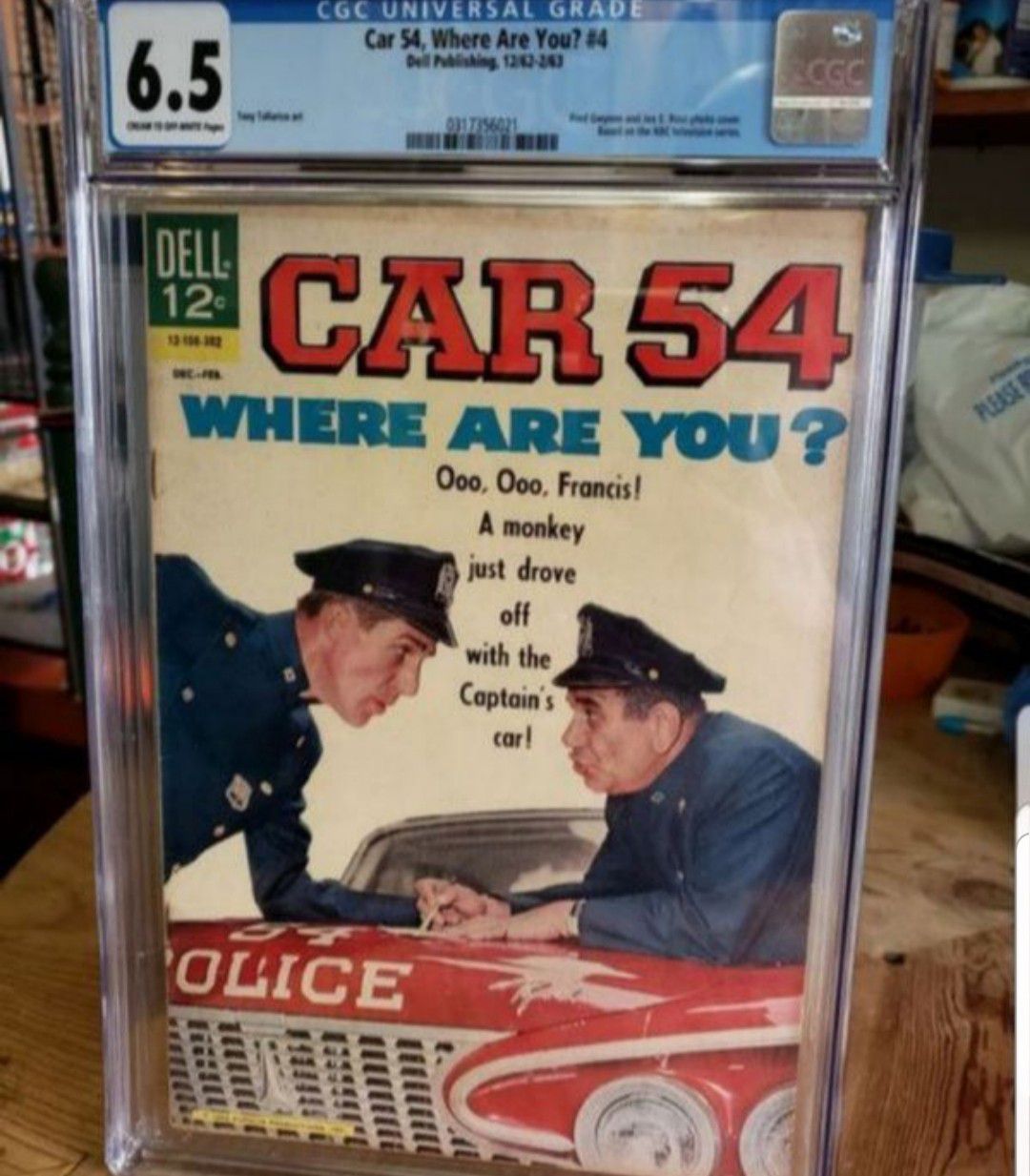 1962 CAR 54 WHERE ARE YOU CGC GRADED COMIC BOOK