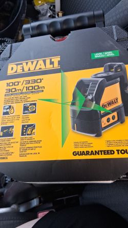 DEWALT Self-Leveling Green Cross Line Laser