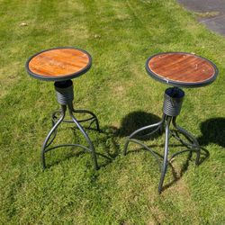 Adjustable Height Swivel Kitchen Stools