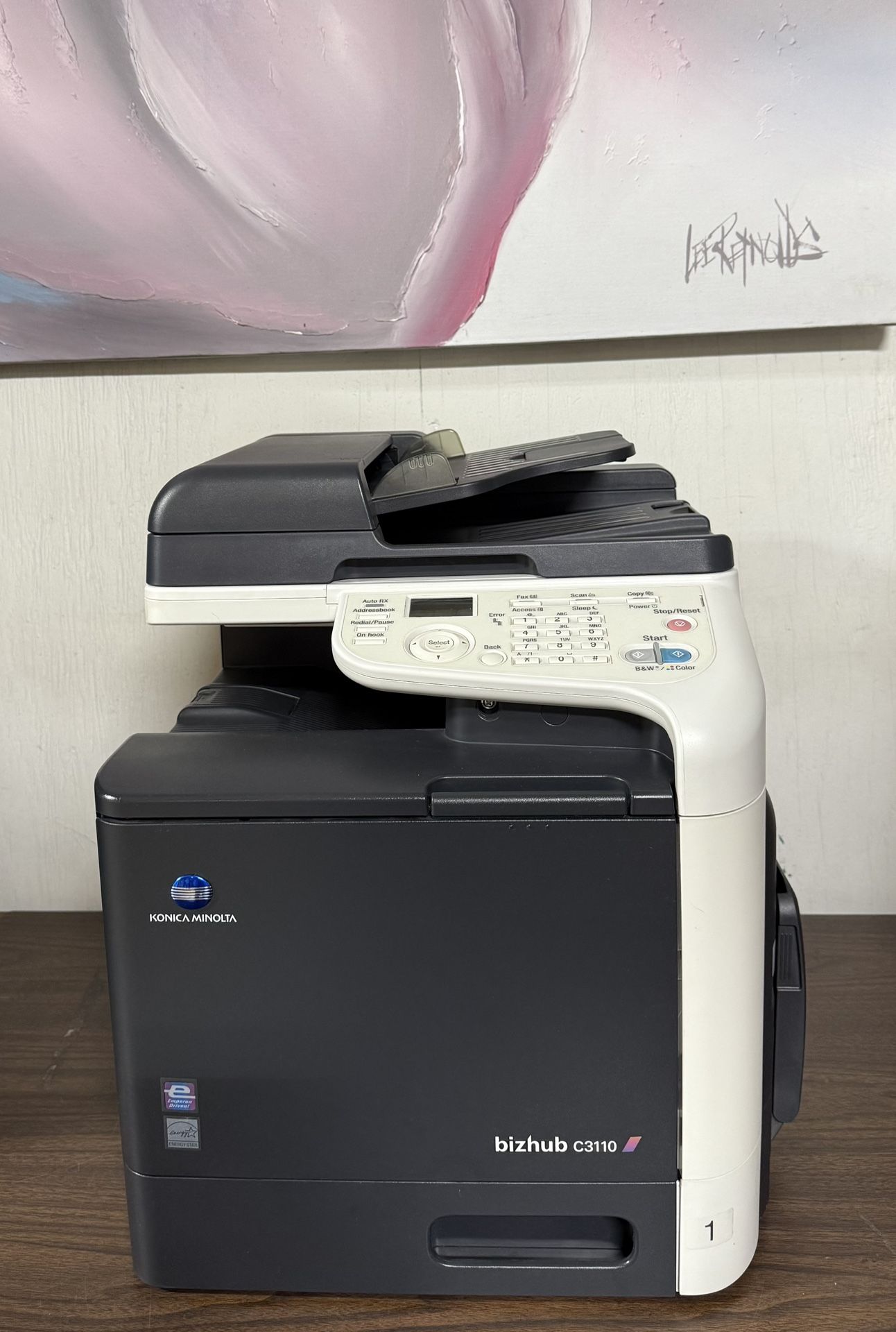 Bizhub C3110 MFP Color Copier, Printer, Scanner 19.7" x 17.6" x 21.4" (H x W x D)