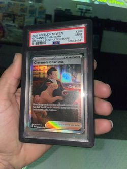 Giovanni Pokemon Trainer With Persian Psa 9