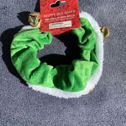 Christmas Pet Collar With Bells.