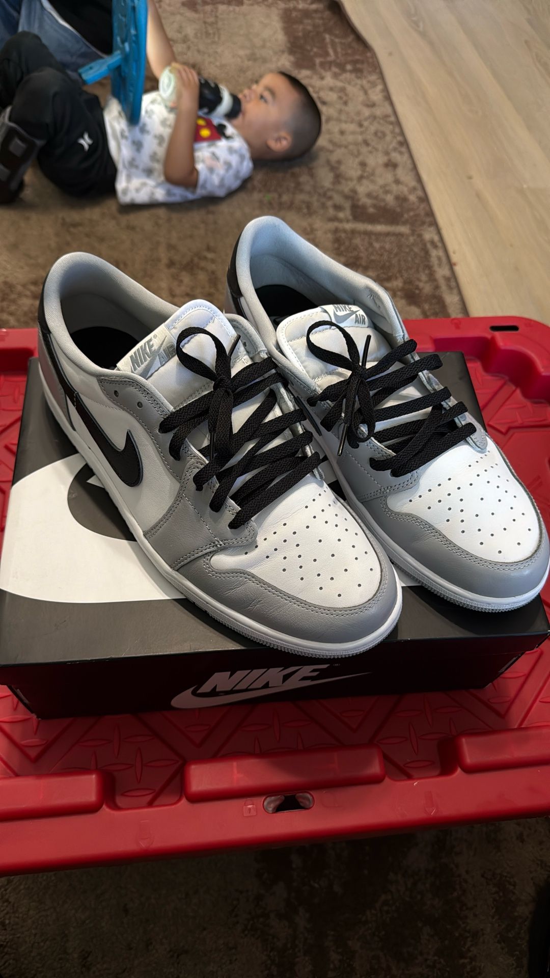 Jordan 1 Low Wolf Grey