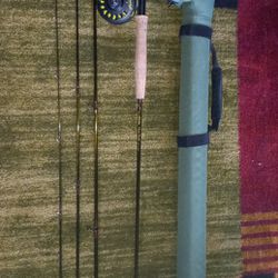 Cabela's Fly Rod. Prestige II Real With Three Forks 9'0 Ft Rod. With Case.