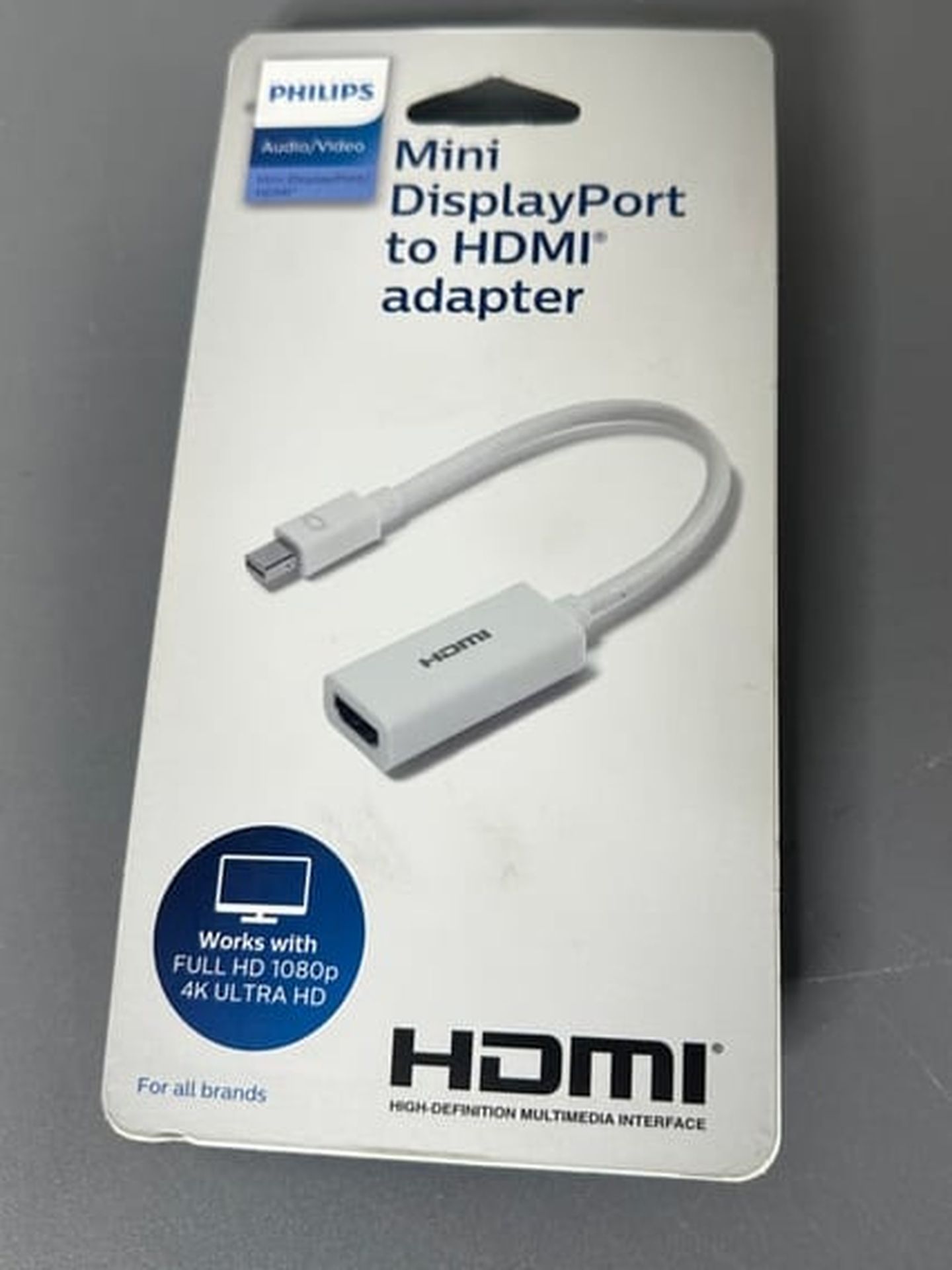 Philips 6' Mini DisplayPort to HDMI Cable