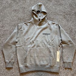 Essential Hoodie Dark Oatmeal Brand New