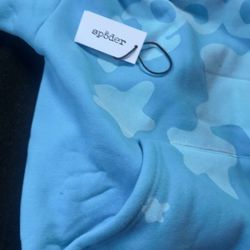 Blue Real Spider Hoodie