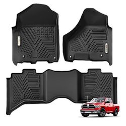 BRAND NEW IN BOX floor mats Fit for 2019 2020 2021 2022 2023 2024 Ram 1500 Classic Crew Cab, 2012-2018 Dodge Ram 1500/2500/3500 Crew Cab