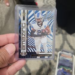 Jahmyr Gibbs Illusion Amazing Rookie Football Card
