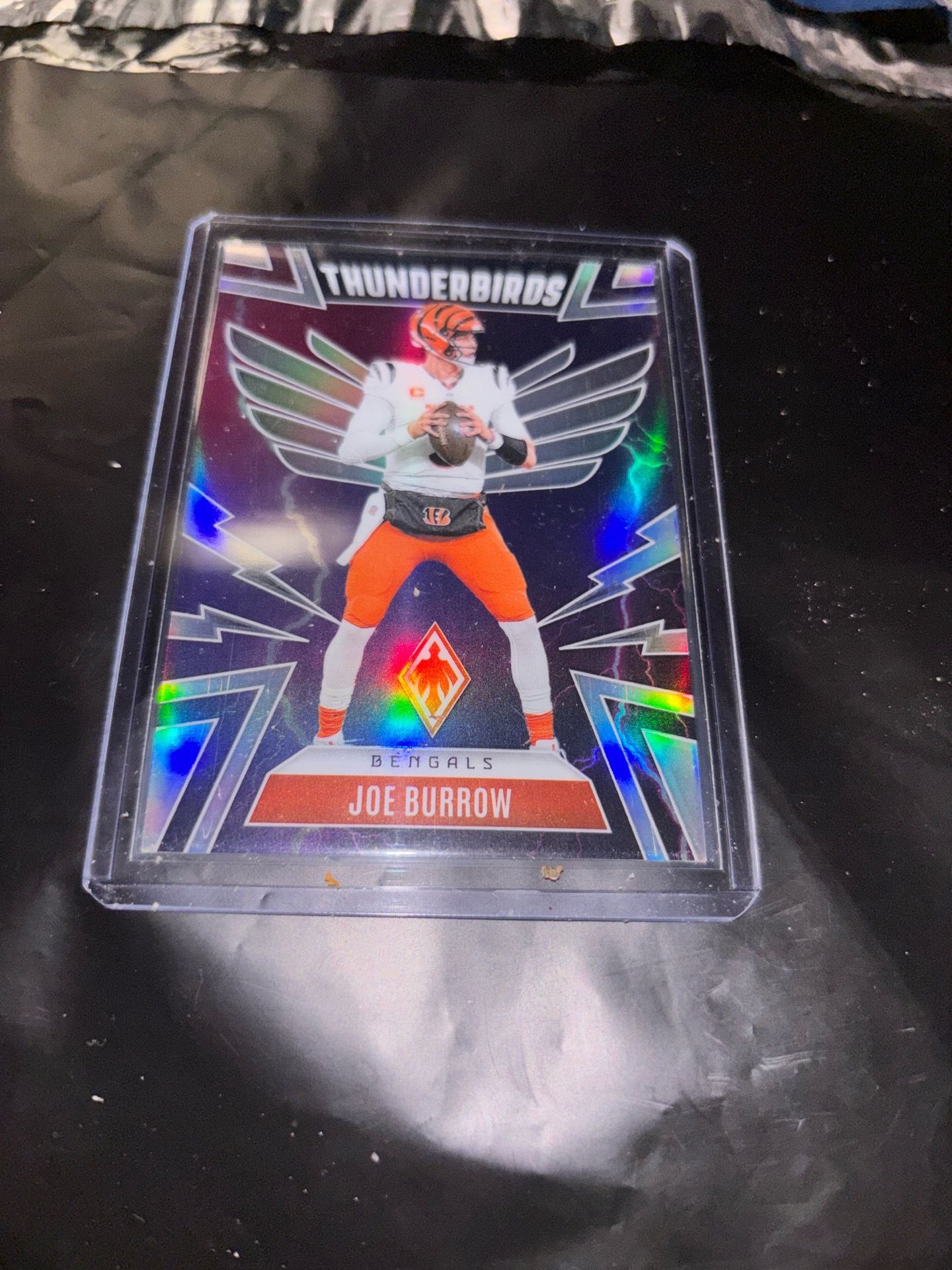 Joe burrow thunderbirds refractor panini Phoenix football card bengals