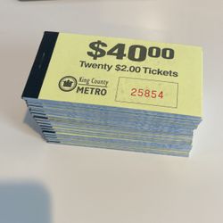 $680 In King County Metro Tickets
