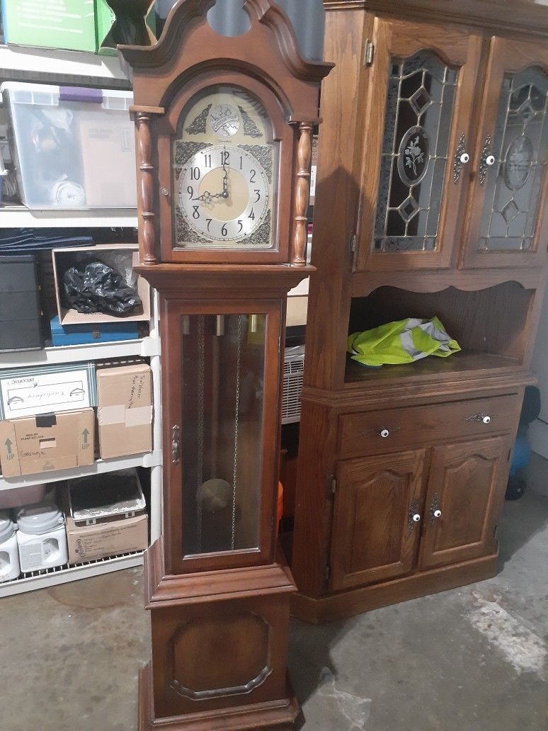 Antique Grandmother's Clock With Original Owners Manual