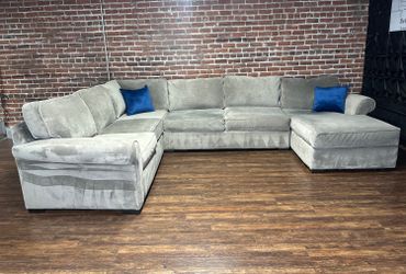 Delivery Available Maceys U shape sectional sofa couch
