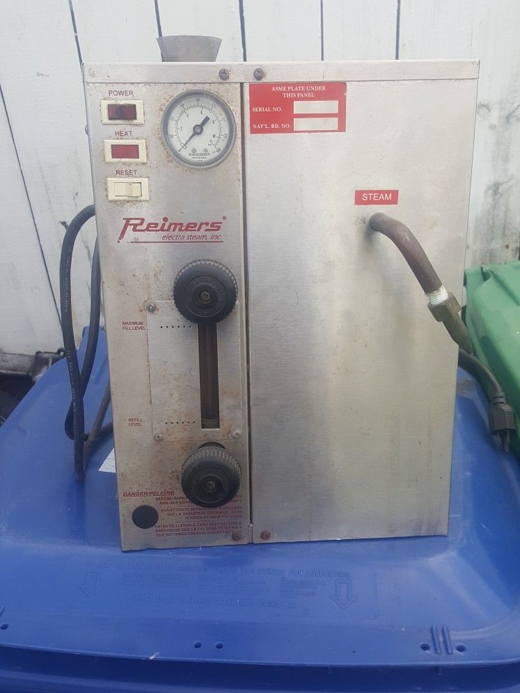 Reimers Portable Steam Generator Model JR 1.5 KW Used Very Good Condition
