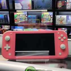 Switch lite coral pink