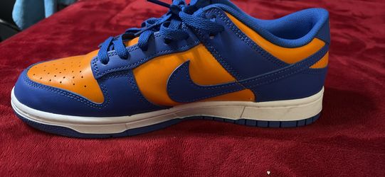 Nike Dunk Low Retro “ Knicks” Blue And Orange