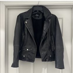 Faux Leather Jacket 