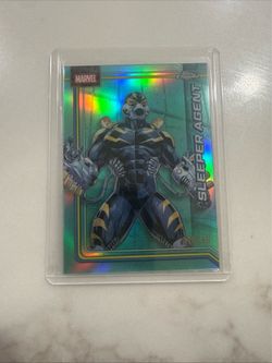 Topps 2026 Marvel Chrome Sleeper Agent #100 Serial Numbered 040/199