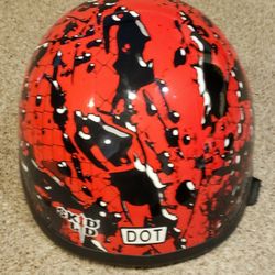 Skid Lid Motorcycle Half Helmet Size Small