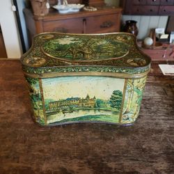 Antique English Biscuit Tin