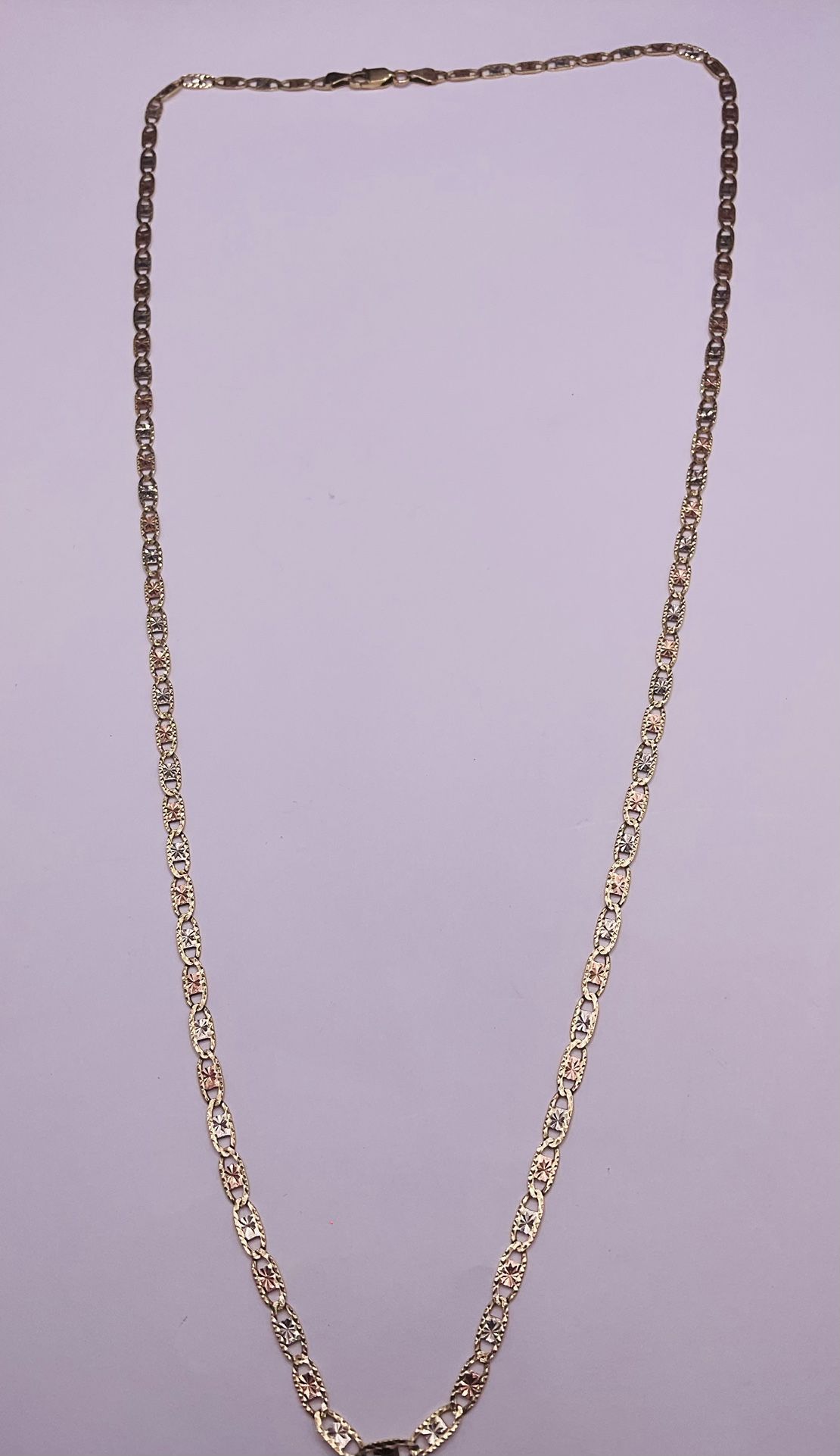 14kt Tri Gold Chain