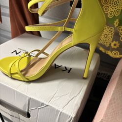 Lemon Yellow Sexy Heels